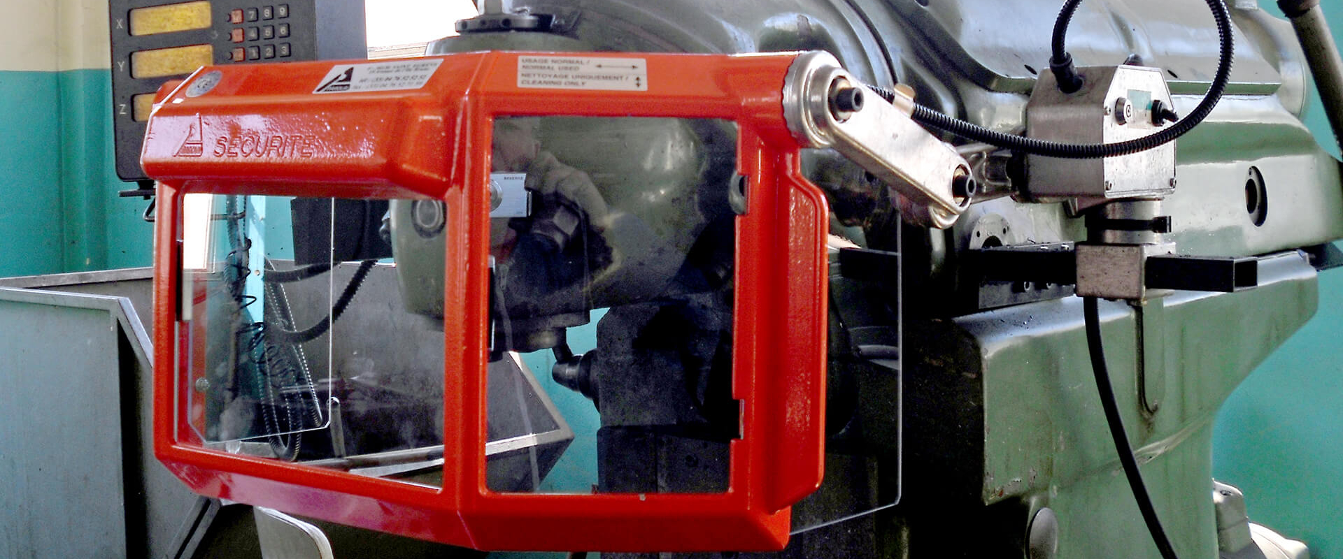 Protecteur machine outil fraiseuses