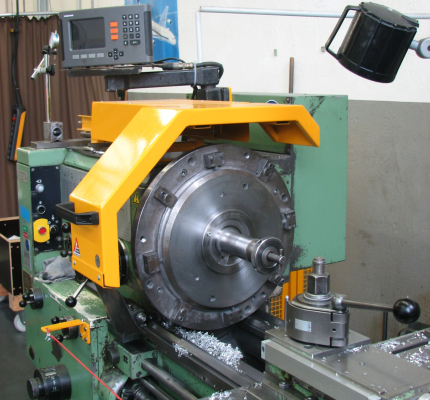 Protecteur machine outil tour